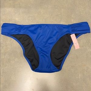 Blue swimsuit bottoms